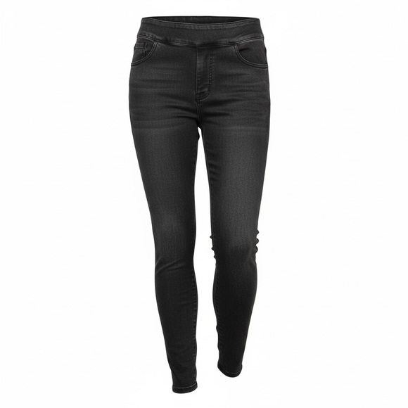 HALARA Denim - HALARA Women's Skinny Jeans Leggings in Charcoal/Black